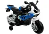 Elektromotorrad für Kinder BMW S1000RR Blau Ledersitz Produktbild-Vorschau 1