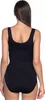 Damen Body Breite Träger Ärmellose Figurformender Body Produktbild-Vorschau 4