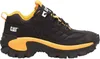 A side view of a black and yellow Caterpillar sneaker. Náhľad obrázku produktu