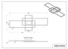 Lámpara de techo LED IRVINE, color blanco, ancho de 105 cm Vista previa de la imagen del producto 5