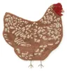 Lorena Canals Tapis lavable - Chicken - 110 x 100 cm | Voir les images du produit 1