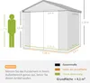 Outsunny Gerätehaus 4,1m², Geräteschuppen mit Satteldach, Produktbild-Vorschau 3