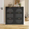 Merax Schuhschrank Schuhablage mit 6 Klappen, Schuhkipper Produktbild-Vorschau 2