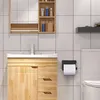 Daalo uchwyt na papier toaletowy z półką czarny Podgląd zdjęcia produktu 6