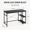Lina® Computertisch, im Industrie Design, aus Holz, Produktbild-Vorschau 9
