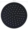 vidaXL Doccia a pioggia in acciaio inox 20 cm rotonda nera Anteprima dell’immagine prodotto 6