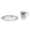 Clayre & Eef Tasse 330 ml Blau Porzellan Blumen Anteprima dell’immagine prodotto 5