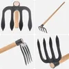 KADAX Houe à pommes de terre avec 4 dents et long manche en Voir les images du produit 6