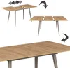 Tavolo da pranzo allungabile Vicco Beaver Rovere Anteprima dell’immagine prodotto 5