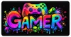 Gaming-Mauspad 60 x 30 cm für Schreibtische, rutschfest Produktbild-Vorschau 4
