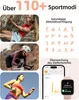 5ATM Wasserdicht Schwimmuhr, 1.8" HD Bildschirm Fitnessuhr Produktbild-Vorschau 5