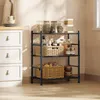SONGMICS Standregal aus Stahl, Stabiles Metallregal mit 3 Produktbild-Vorschau 2