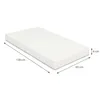 Łóżeczko dziecięce Julia 60x120 cm – białe, z barierką i Podgląd zdjęcia produktu 2