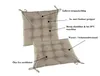 JACK Outdoor Stuhlkissen 38x38cm Lounge Kissen Auflage Produktbild-Vorschau 3