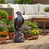 Relaxdays Adler Figur, sitzend, HxBxT: 66 x 30 x 36 cm, Produktbild-Vorschau 2