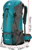 70L Wanderrucksack Wasserdichtes Klettern Camping Rucksack Produktbild-Vorschau 7