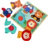 DŘEVĚNÉ dětské puzzle, VELKÉ vzdělávací puzzle, 4 zvířecí Náhled obrázku produktu 4