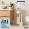 Set WC a pavimento eluno ZINOLA 4 in 1 - bianco crema Anteprima dell’immagine prodotto 2