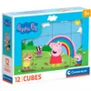 The image shows the packaging of a Peppa Pig themed cube puzzle set. Produktbild-Vorschau