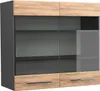 Armoire en verre Vicco Fame-Line Chêne de force doré 80cm, Voir les images du produit 1