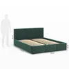 Polsterbett 140x200 mit Bettkasten und Lattenrost Nela Produktbild-Vorschau 7