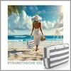 BigDean Strandtasche XXL große Badetasche mit Produktbild-Vorschau 2