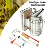 8-teiliges Imker-Werkzeugset aus Edelstahl – inkl. Smoker, Produktbild-Vorschau 1
