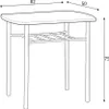 Halmar | Esstisch Set - 3-teilig - Sonoma Eiche - Produktbild-Vorschau 13