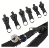 6x Reißverschluss Reparatur Set Zipper Ersatz Anhänger Produktbild-Vorschau 9