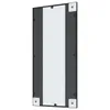 vidaXL Nástěnné zrcadlo černé 40x80 cm obdélníkové železné Náhled obrázku produktu 5
