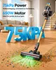 AJIEQAQ Akku Staubsauger 650W/75kPa/75Min, Staubsauger Produktbild-Vorschau 2