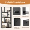 Regał COSTWAY 60x20x120 cm z 4 poziomami, półka stojąca z 8 Podgląd zdjęcia produktu 4