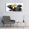 Glasbilder 120x60 Wandbild Druck auf Glas Blumen Steine Produktbild-Vorschau 3