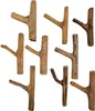 Šatní háčky 9er Set LIMB | Teakholz Wurzel, Šatní Náhled obrázku produktu 6