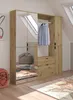 Garderobenkombination Artisan Eiche mit Spiegelglas, Produktbild-Vorschau 24