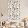 MuchoWow® Poster Blumen - Muster - Grau 120x180 cm - Produktbild-Vorschau 7