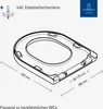 Villeroy & Boch Sedile WC universale - Coperchio WC bianco Anteprima dell’immagine prodotto 6