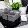 Grandi stampi in silicone per cubetti di ghiaccio quadrati Anteprima dell’immagine prodotto 6