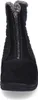 A front view of a black boot with a zipper. Náhľad obrázku produktu