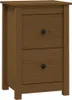 vidaXL Nachttisch Honigbraun 40x35x61,5 cm Massivholz Produktbild-Vorschau 2