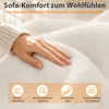 Bürostuhl mit Fußstütze, 135° Verstellbarer Schlafsessel, Produktbild-Vorschau 8