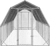 vidaXL Kurník se střechou 2,5x6x2,25 m Pozinkovaná ocel Náhled obrázku produktu 2