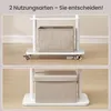 VASAGLE Garderobenständer, 7 Haken, 2 Ablagen, Rollen, Produktbild-Vorschau 5