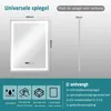Puluomis badspiegel 60x80, anti-condens, met 3 kleuren Productafbeelding-voorbeeld 5