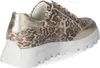 Waldläufer Damen Low Sneaker AJALA Beige Leder Textil Mix Produktbild-Vorschau 4