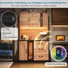 Szafka kuchenna Merax z 5 drzwiami i oświetleniem LED, Podgląd zdjęcia produktu 6
