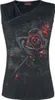 Spiral - Burnt Rose - Gathered Shoulder Slant Vest Black XL Produktbild-Vorschau 2