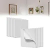UISEBRT 12x Panneaux acoustiques 30x30cm Motif V Blanc, Voir les images du produit 1