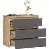 Nachttisch AKORD CL3 in der Farbe Eiche Artisan mit 3 Produktbild-Vorschau 2