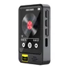 A digital audio player with a screen displaying music playback controls and album art. Produktbild-Vorschau
